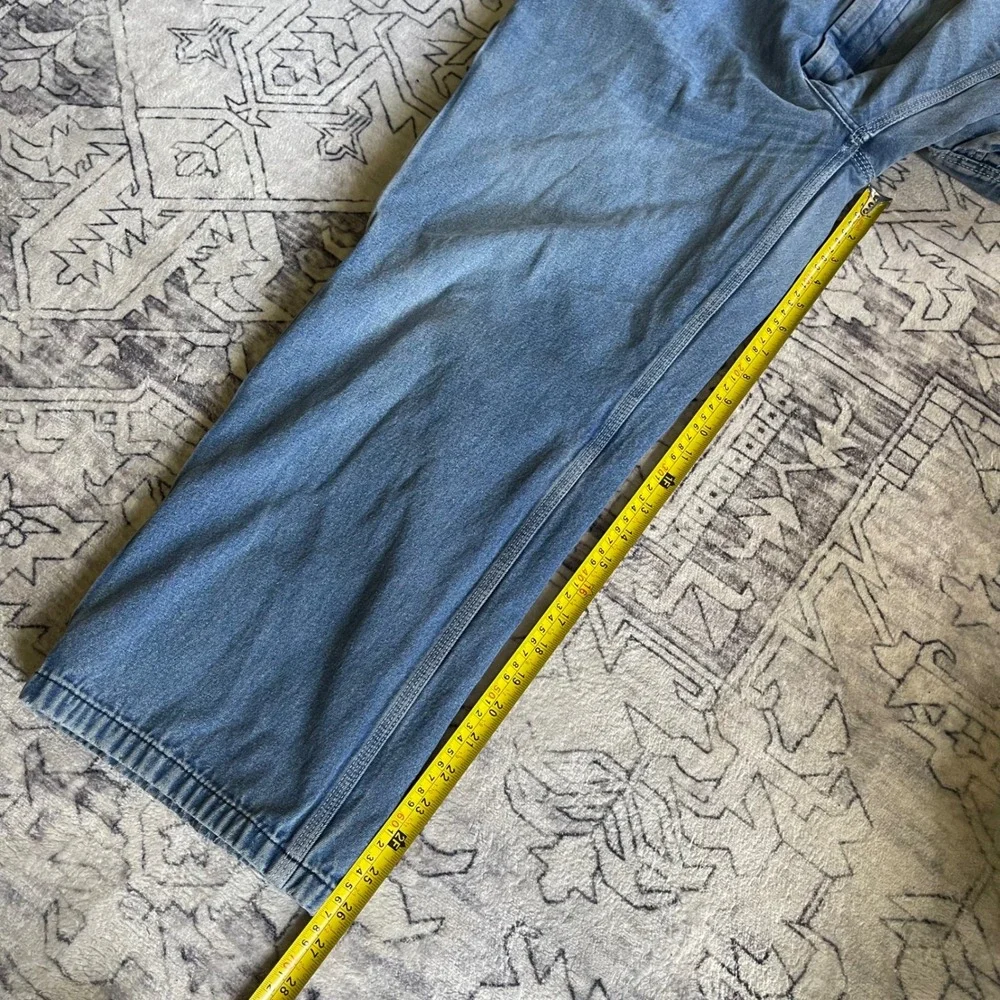 Liberty Mens Denim Overalls Medium Wash Blue Bib Workwear Dungarees 40x28